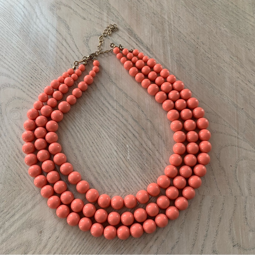 Coral 3 layers Necklace.